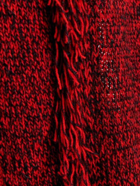 Essentiel Antwerp fringe-detail blanket scarf - Red - zdjęcie produktu nr 2