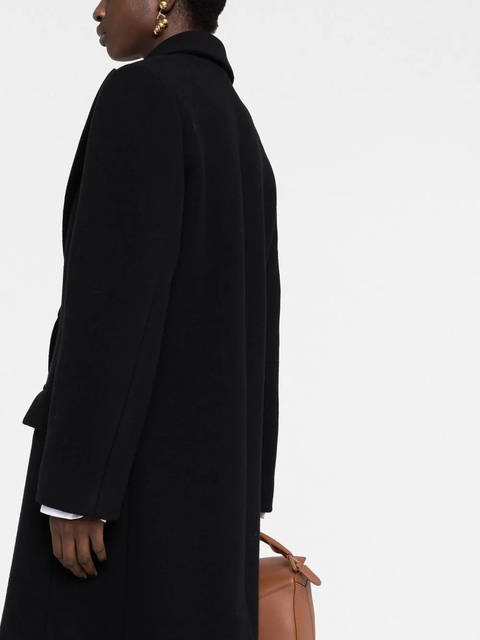 LOEWE single-breasted wool coat - Black - zdjęcie produktu nr 2
