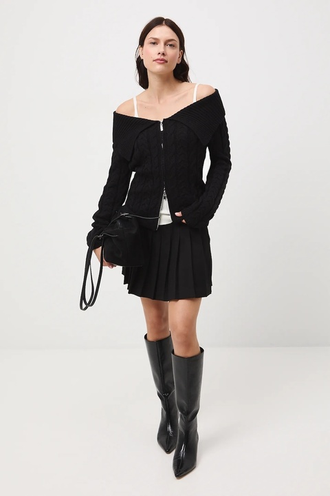 Medicine kardigan damskie kolor czarny - zdjęcie produktu nr 1