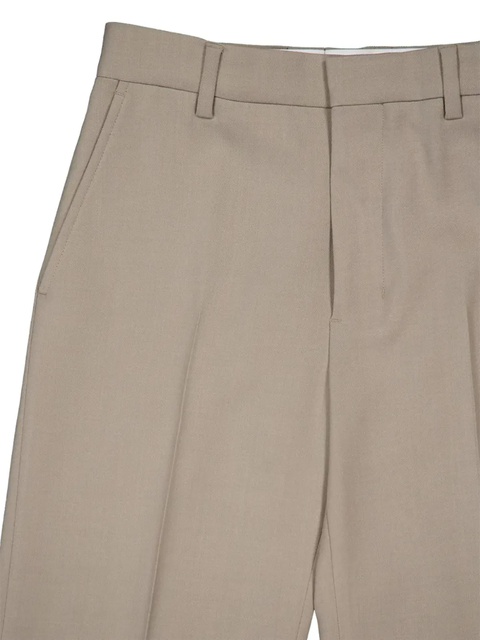 AMI Paris flared twill trousers - Neutrals - zdjęcie produktu nr 2