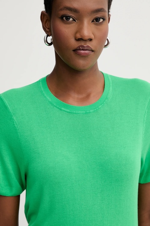 Calvin Klein t-shirt damski kolor zielony LV044A307G - zdjęcie produktu nr 2
