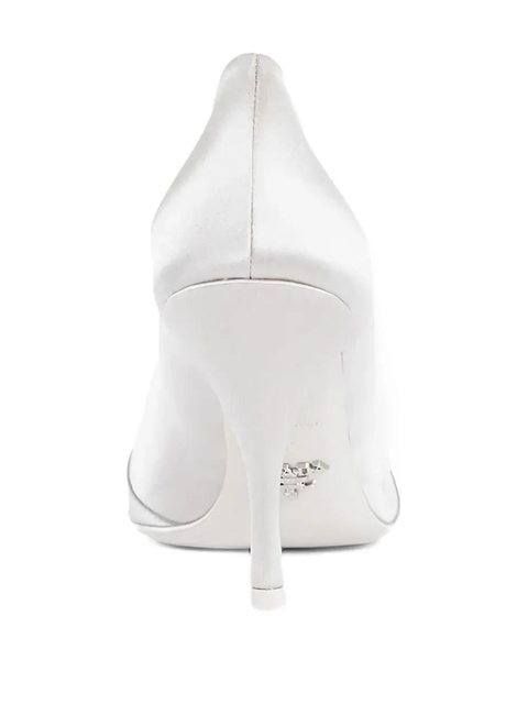 Prada 85mm leather heeled pumps - Neutrals - zdjęcie produktu nr 2