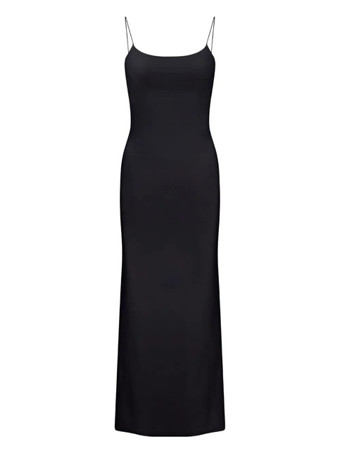 MM6 Maison Margiela slip maxi dress - Black - zdjęcie produktu nr 1
