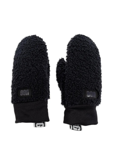 UGG logo-detail mittens - Black - zdjęcie produktu nr 1