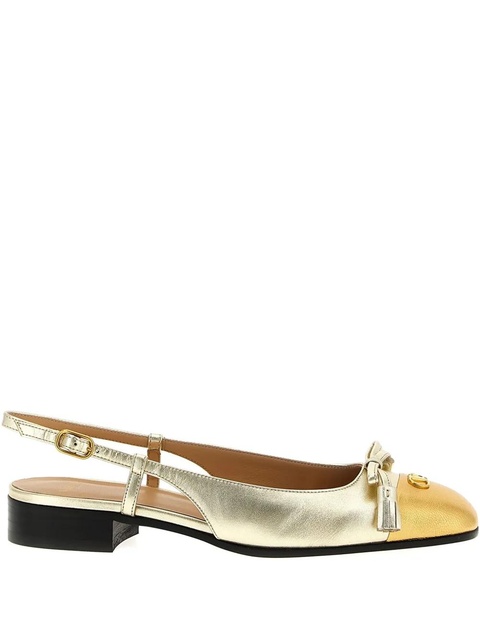 Valentino Garavani Valet Du Ro bow slingback - Gold - zdjęcie produktu nr 1
