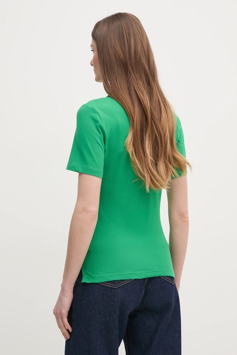 Tommy Hilfiger polo damski kolor zielony WW0WW43225 - zdjęcie produktu nr 2