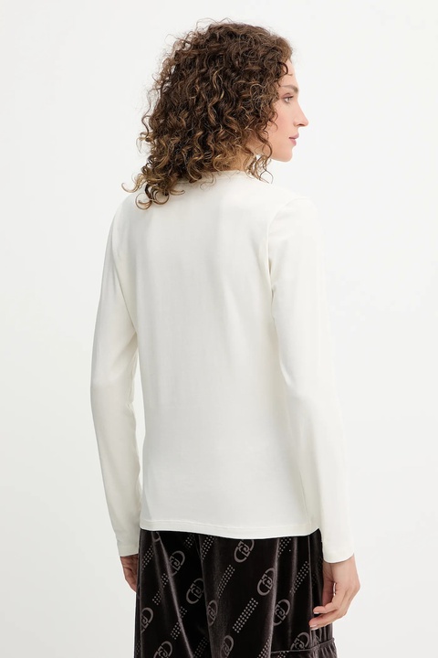 Liu Jo longsleeve kolor beżowy TF5300.JS003 - zdjęcie produktu nr 2