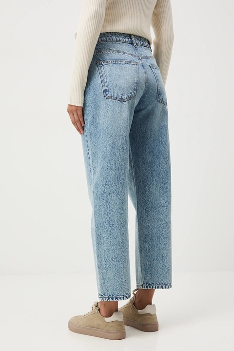 Medicine jeansy bawełniane damskie kolor niebieski - zdjęcie produktu nr 2