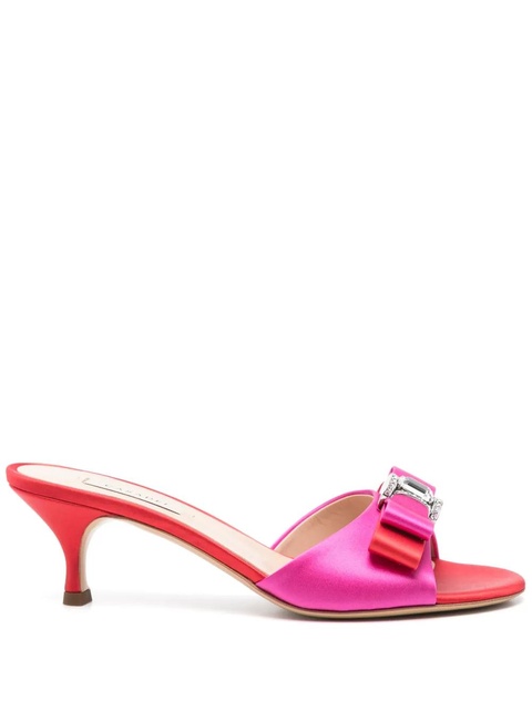 Casadei 50mm satin sandals - Red - zdjęcie produktu nr 1