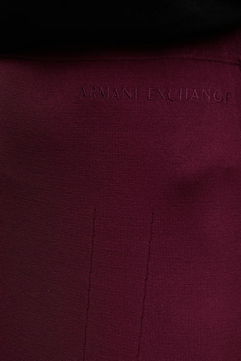 Armani Exchange spódnica kolor bordowy midi ołówkowa XW001302 AF10352 - zdjęcie produktu nr 2