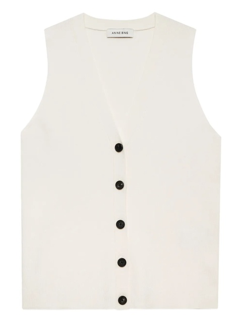 ANINE BING Lawrence vest - Neutrals - zdjęcie produktu nr 1