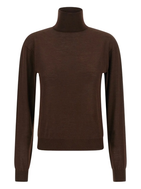 Saint Laurent turtleneck sweater - Brown - zdjęcie produktu nr 1