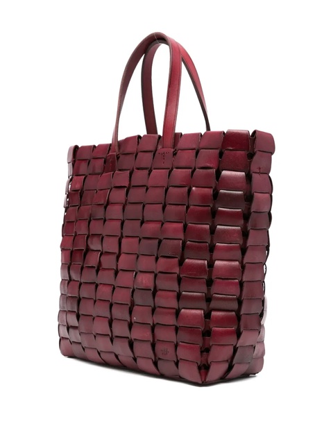 DRAGON DIFFUSION woven leather tote bag - Red - zdjęcie produktu nr 1