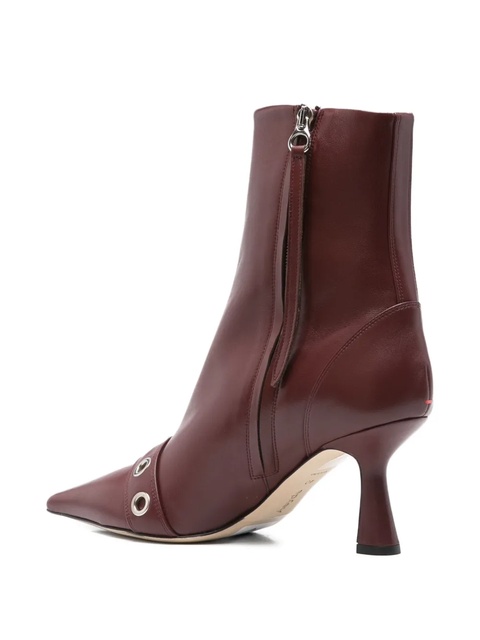 Aeyde 80mm Halima boots - Red - zdjęcie produktu nr 2