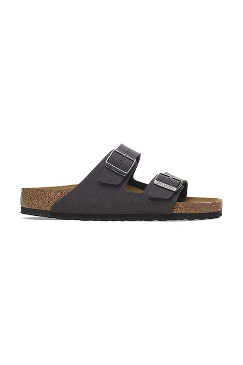 Birkenstock klapki Arizona Birkibuc damskie kolor szary 1029162 - zdjęcie produktu nr 1
