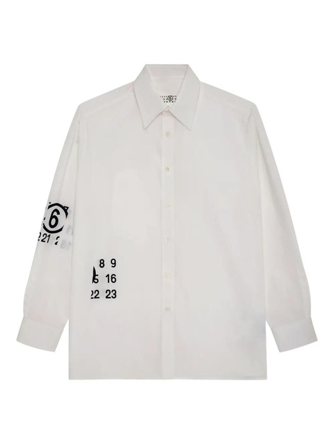 MM6 Maison Margiela long-sleeve shirt - White - zdjęcie produktu nr 2