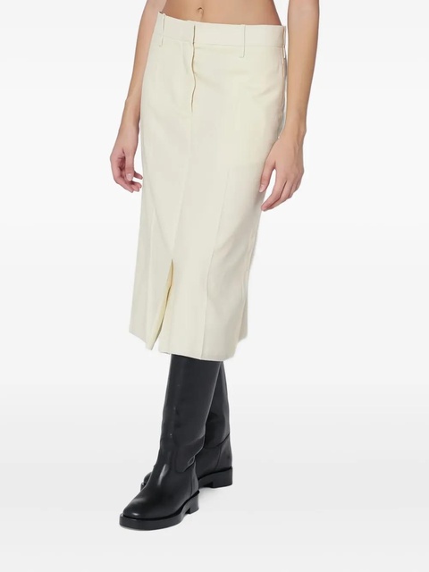 Jil Sander GONNA A PIEGHE - VANILLA - 36 - Neutrals - zdjęcie produktu nr 1