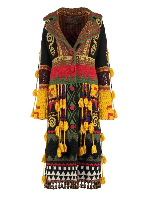 ETRO knitted coat - Yellow - zdjęcie produktu nr 1