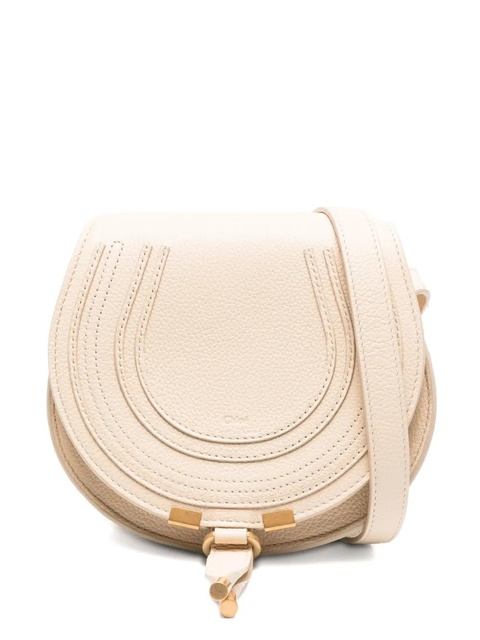 Chloé Marcie horseshoe-detail shoulder bag - Neutrals - zdjęcie produktu nr 1