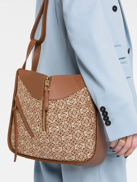LOEWE medium Hammock tote bag - Brown - zdjęcie produktu nr 2