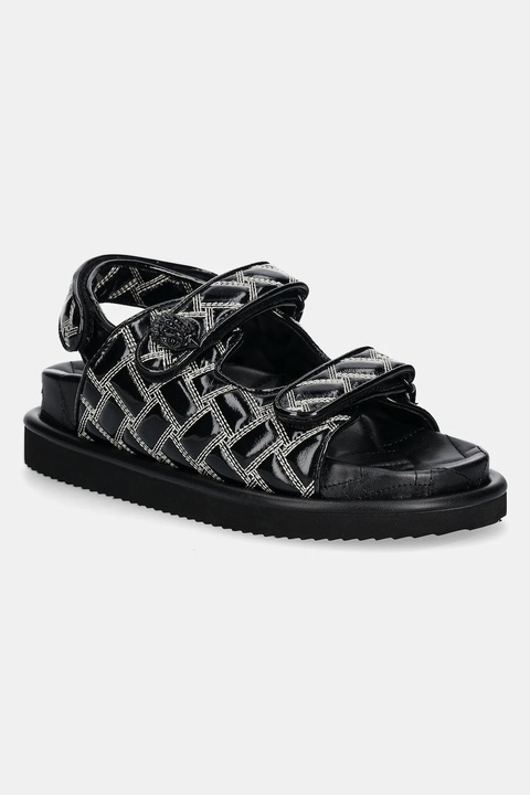Kurt Geiger London sandały skórzane Orson damskie kolor czarny na platformie 3469600309 - zdjęcie produktu nr 1