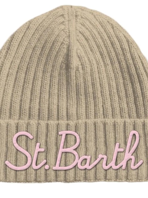 MC2 Saint Barth Engen logo-embroidered beanie - Neutrals - zdjęcie produktu nr 2