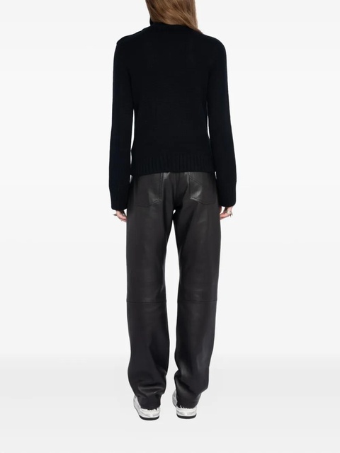 Zadig&Voltaire high-neck embellished-button sweater - Black - zdjęcie produktu nr 2