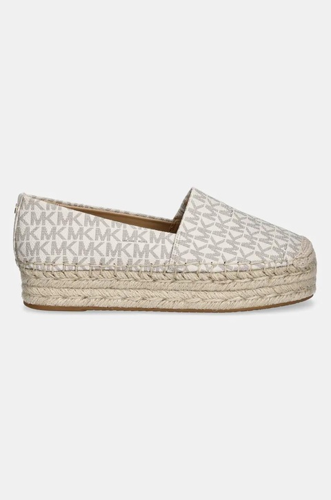 MICHAEL Michael Kors espadryle Lynn kolor beżowy na platformie 40S5LYFP1B.150 - zdjęcie produktu nr 2