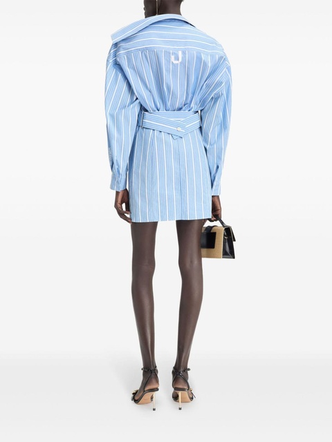 Jacquemus striped cotton dress - Blue - zdjęcie produktu nr 2