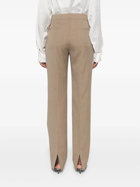 Jil Sander wool tailored trousers - Brown - zdjęcie produktu nr 2