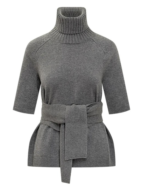 Lanvin turtleneck belted top - Grey - zdjęcie produktu nr 1