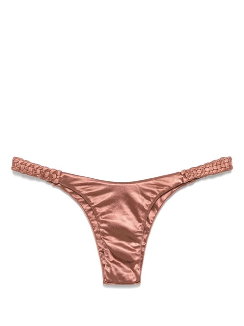 Isa Boulder Highweave bikini bottoms - Brown - zdjęcie produktu nr 1
