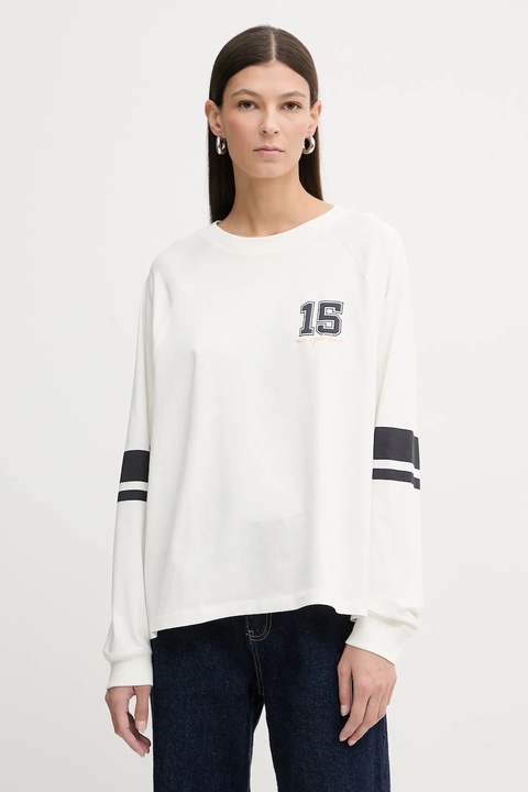 Marc O'Polo longsleeve bawełniany kolor biały 5000007518 - zdjęcie produktu nr 1