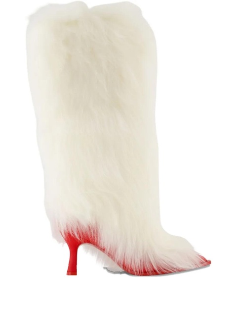 UGG x Ambush fur heeled boots - White - zdjęcie produktu nr 1