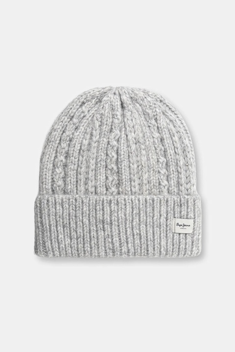 Pepe Jeans czapka kolor szary PL0400007 - zdjęcie produktu nr 2