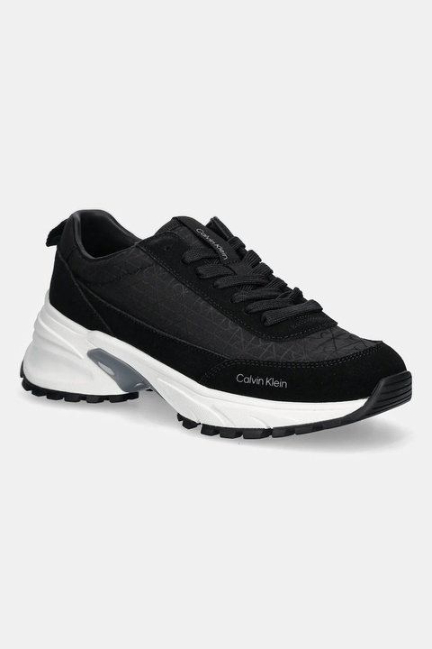 Calvin Klein sneakersy HIKE RUNNER CASUAL NY-SU AOP damskie kolor czarny YW0YW01995 - zdjęcie produktu nr 1