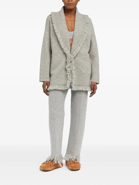 Alanui Finest fringed cardigan - Grey - zdjęcie produktu nr 2