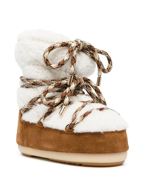 Moon Boot Icon Low shearling boots - Brown - zdjęcie produktu nr 2