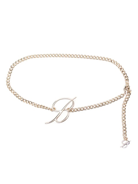 Blumarine logo-pendant chain belt - Gold - zdjęcie produktu nr 1