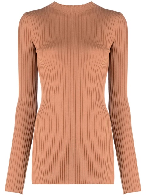 Nanushka Bardia ribbed knitted top - Brown - zdjęcie produktu nr 1