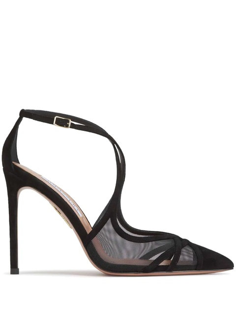 Aquazzura 105mm Shear pumps - Black - zdjęcie produktu nr 1