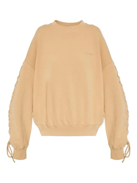 ROTATE BIRGER CHRISTENSEN lace-up sweatshirt - Neutrals - zdjęcie produktu nr 1