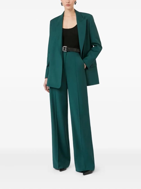 Max Mara pleat-detail trousers - Green - zdjęcie produktu nr 1