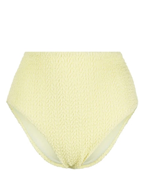 Nanushka textured high-waisted bikini bottoms - Yellow - zdjęcie produktu nr 1