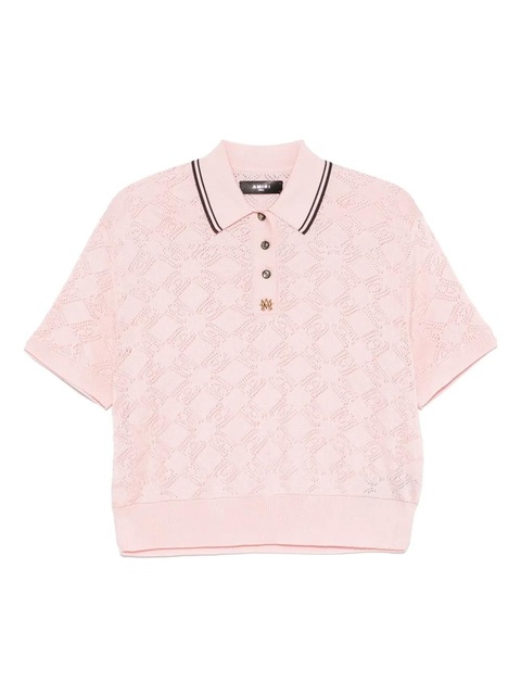 AMIRI MA Quad polo top - Pink - zdjęcie produktu nr 1