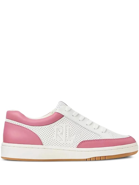 Lauren Ralph Lauren Hailey VI perforated sneakers - White - zdjęcie produktu nr 1