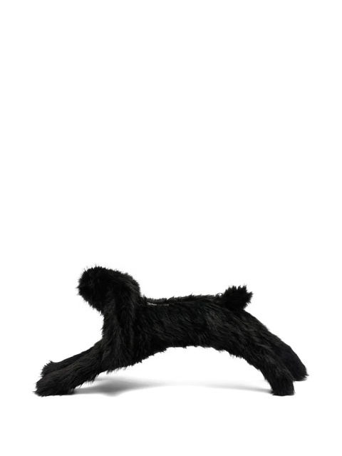 Simone Rocha hare faux-fur crossbody bag - Black - zdjęcie produktu nr 1
