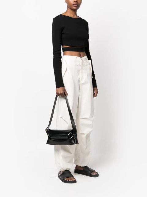 Osoi Folder Brot leather shoulder bag - Black - zdjęcie produktu nr 2