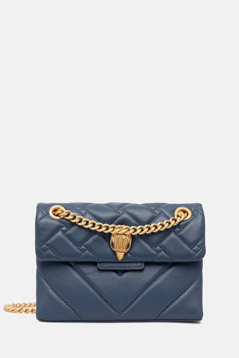 Kurt Geiger London torebka skórzana KENSINGTON kolor granatowy 4372889109 - zdjęcie produktu nr 1