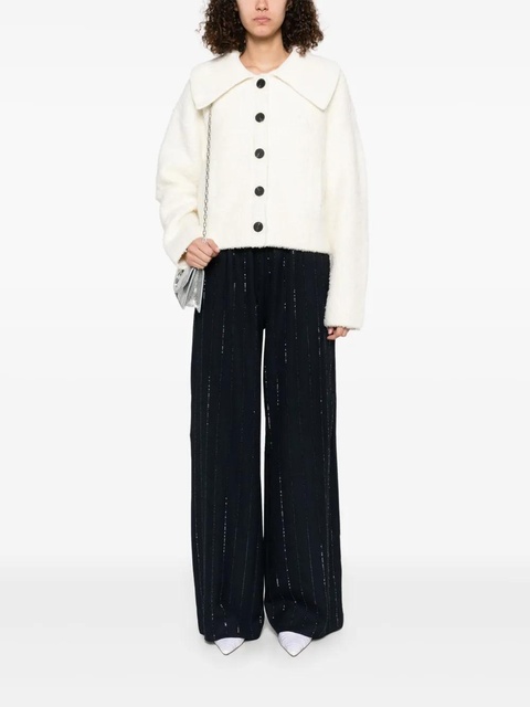 Self-Portrait rhinestone-embellished trousers - Blue - zdjęcie produktu nr 2